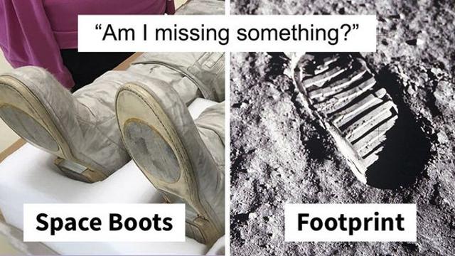 달 발자국 사진의 진실