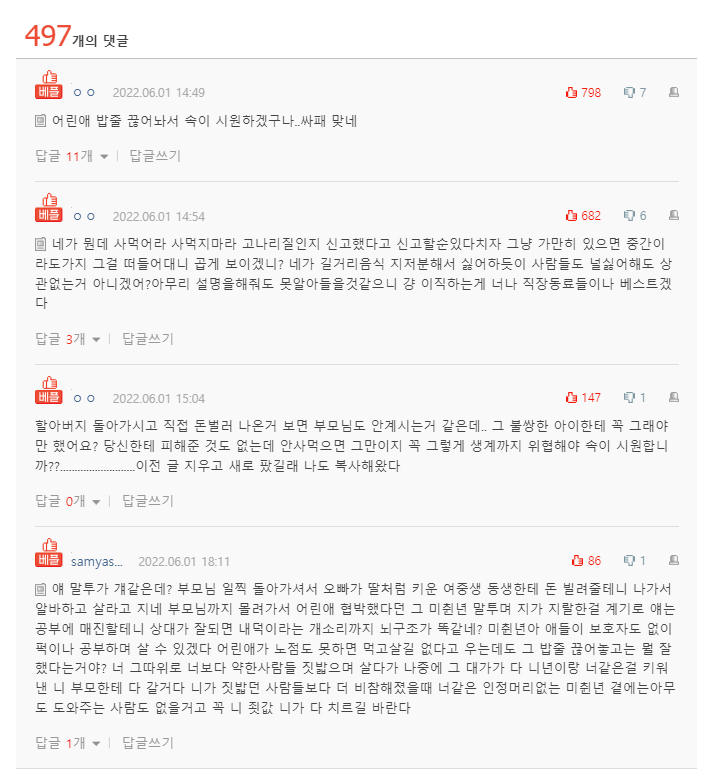 불법 노점상 신고했는데 회사에서 왕따당합니다.