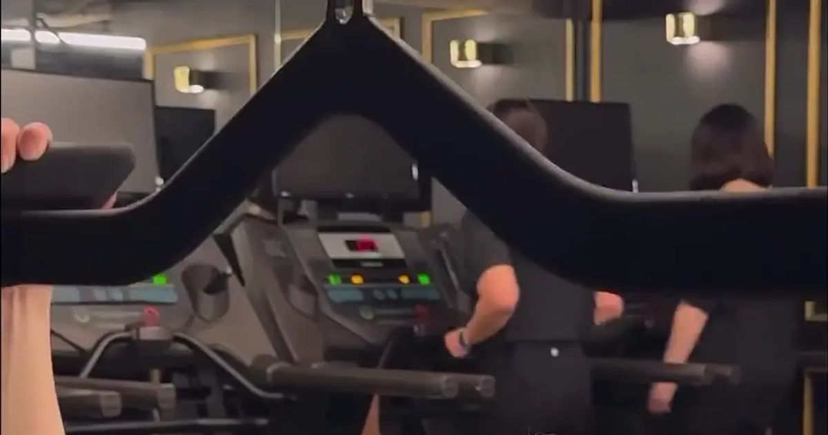 자세와 눈빛이 너무 좋은 헬스녀