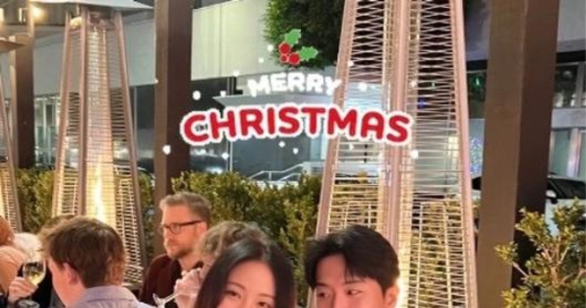 한예슬-류성재, 크리스마스 데이트 공개..."달달한 와인 디너"