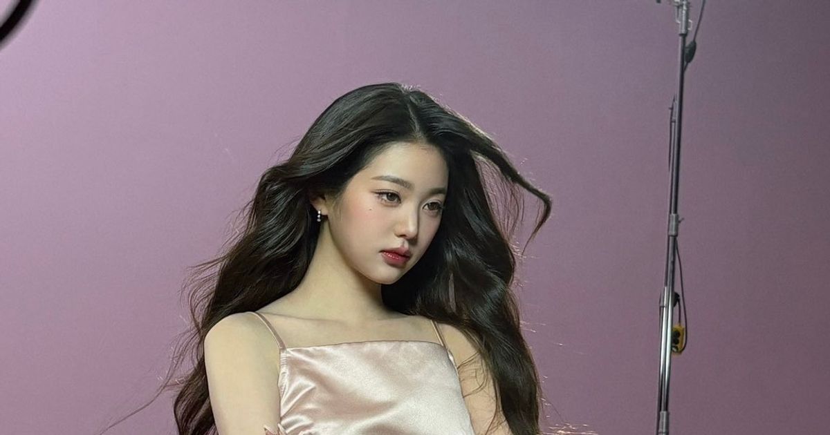 장원영 광고 촬영 현장