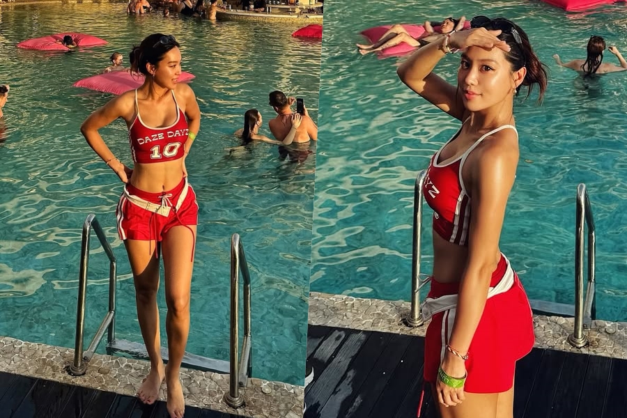 김희정, 옆에서 보니 더 대단한 볼륨감…글래머 비키니 핏에 시선 강탈