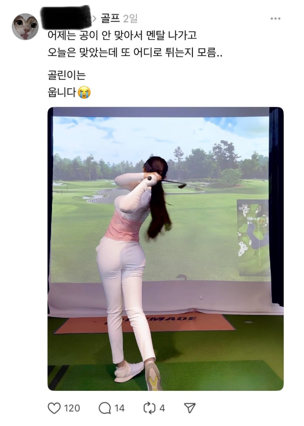 골프 친다는 22살 비서의 충격발언.jpg