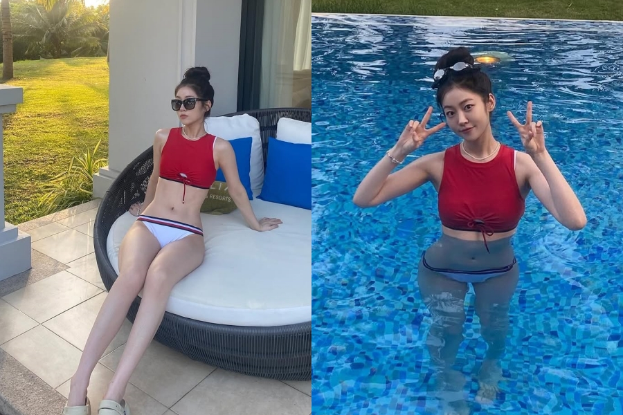송지우, '오겜2' 탑이 반할 만하네…물속에서도 숨겨지지 않는 황금골반